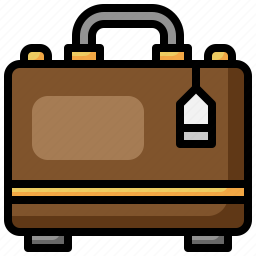 Suitcase, portfolio, briefcase, bag, business, travel icon - Download on Iconfinder