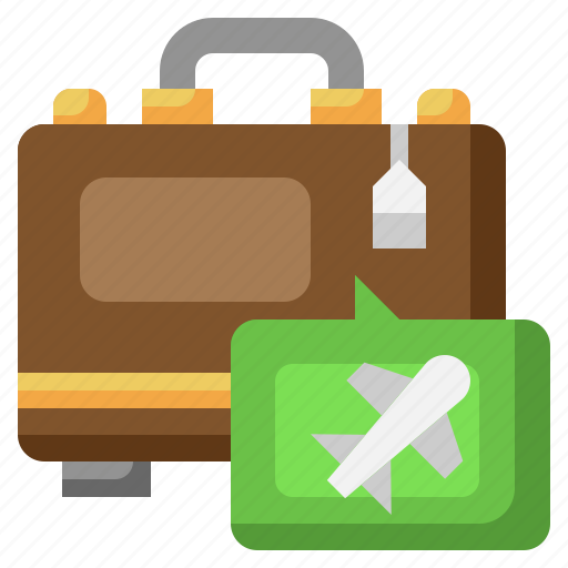 Suitcase, travel, flight, airplane, plane, bag icon - Download on Iconfinder