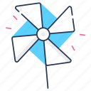 pinwheel, toy, origami, windmill