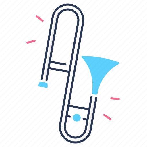 Trombone, euphonium, music, brass icon - Download on Iconfinder