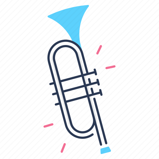 Trumpet, horn, music, instrument icon - Download on Iconfinder