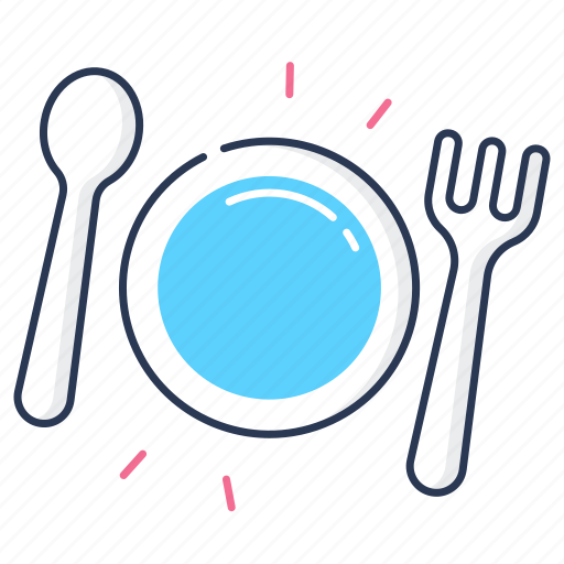 Cutlery, spoon, plate, fork icon - Download on Iconfinder