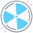 nuclear, nuclear sign, radiation, danger