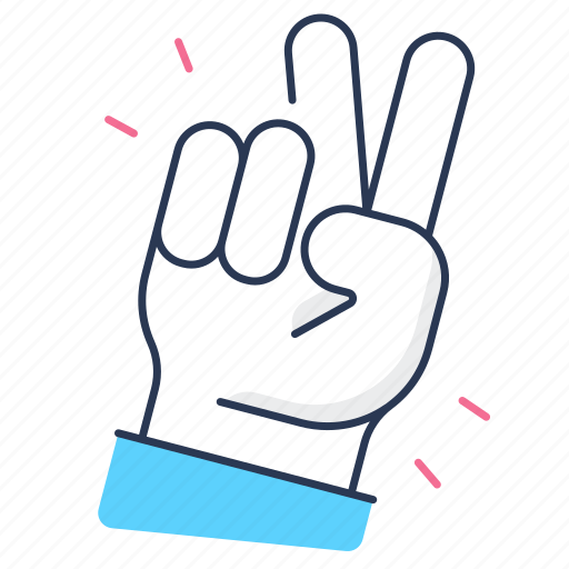 Peace, hand, peaceful, finger icon - Download on Iconfinder