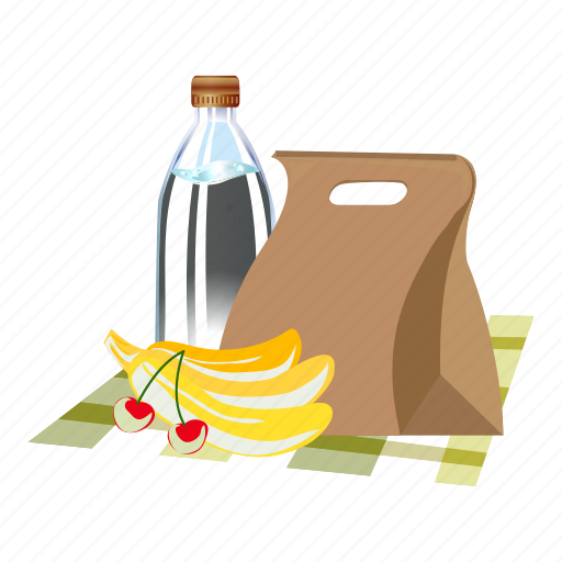 Cartoon, child, food, fruit, hand, lunchbox, paper icon - Download on Iconfinder