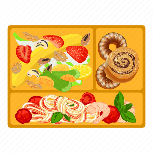 Beach, cartoon, food, fruit, healthy, kid, lunchbox icon - Download on Iconfinder