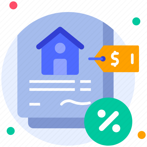 Mortgage, marketing, discount, loan, document, broker, agent icon - Download on Iconfinder