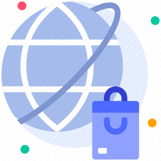 World wide, worldwide, shipping, delivery, shopping, ecommerce, online shop icon - Download on Iconfinder