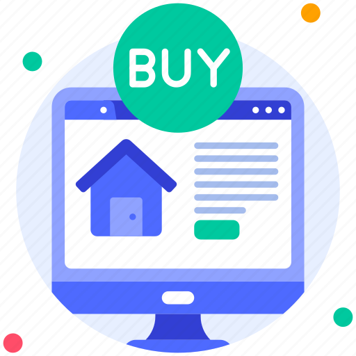 Buy, online, buy home, online estate, purchase, real estate, property icon - Download on Iconfinder