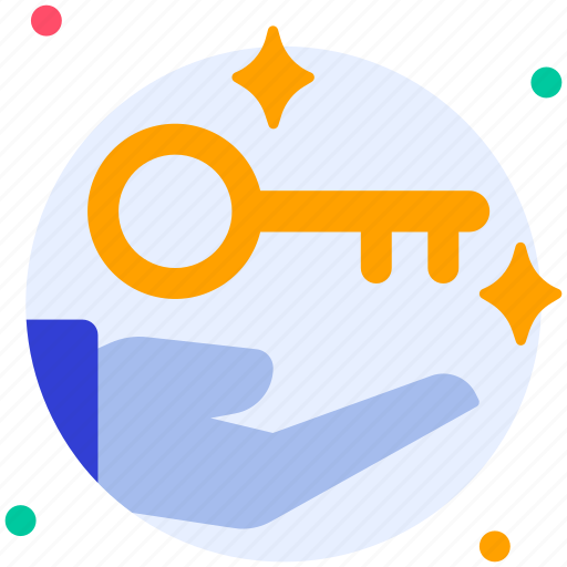 Key, hand, handover, ownership, access, real estate, property icon - Download on Iconfinder