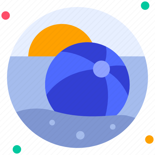 Beach ball, ball, volley ball, beach, paly, travel, holiday icon - Download on Iconfinder