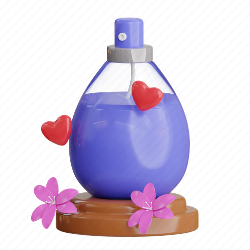 Parfume, fashion, beauty, bottle, glass, luxury, fragrance 3D illustration - Download on Iconfinder