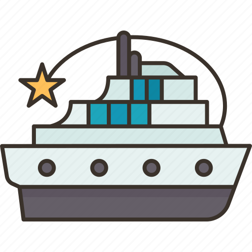 Yacht, boat, sea, transportation, luxury icon - Download on Iconfinder