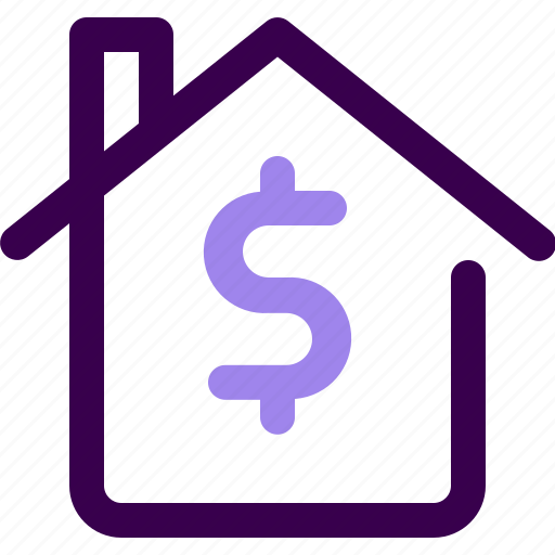 Finance, banking, money, loan, mortgage, home, house icon - Download on Iconfinder