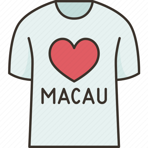 Shirt, clothes, apparel, macau, fashion icon - Download on Iconfinder
