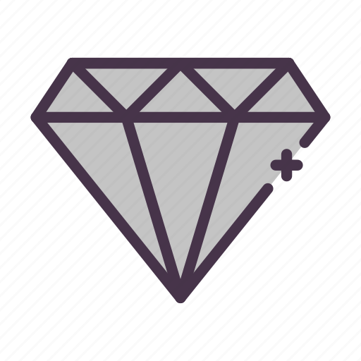 Diamond, jewel, ruby, vision icon - Download on Iconfinder
