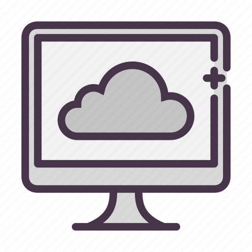 Cloud, device, icloud, imac, repository, storage icon - Download on Iconfinder