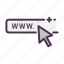 cursor, domain, url, www 
