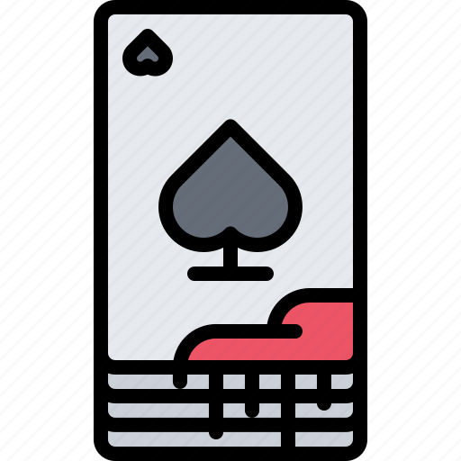 Blood, cards, casino, criminal, gambling, gang, mafia icon - Download on Iconfinder