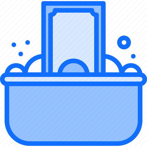 Bank, criminal, laundering, mafia, money, note, wash icon - Download on Iconfinder