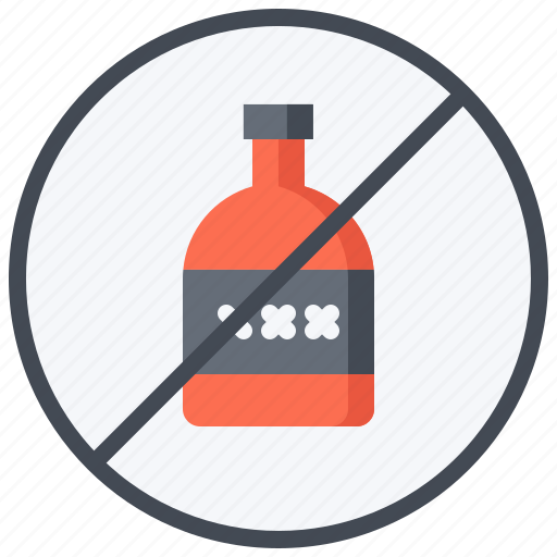 Alcohol, bottle, criminal, gang, law, mafia, no icon - Download on Iconfinder