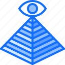 pyramid, eye, vision, fortune, teller, telling, magic, esotericism