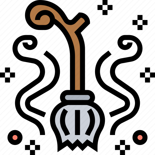 Broom, magic, witch, mystic, halloween icon - Download on Iconfinder