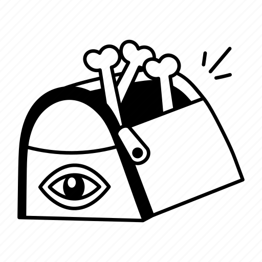 Bone box, magic bones, container, sorcery, witchcraft icon - Download on Iconfinder