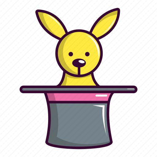 Bunny, cartoon, cute, hat, magic, rabbit, star icon - Download on Iconfinder