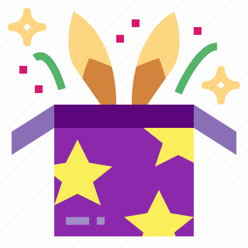 Box, entertainment, magic, rabbit icon - Download on Iconfinder