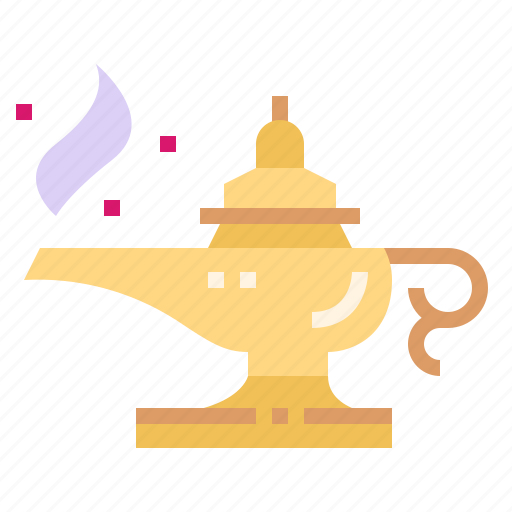 Arabia, genie, lamp, magic icon - Download on Iconfinder