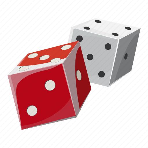Cartoon, chance, cube, dice, gambling, game, luck icon - Download on Iconfinder