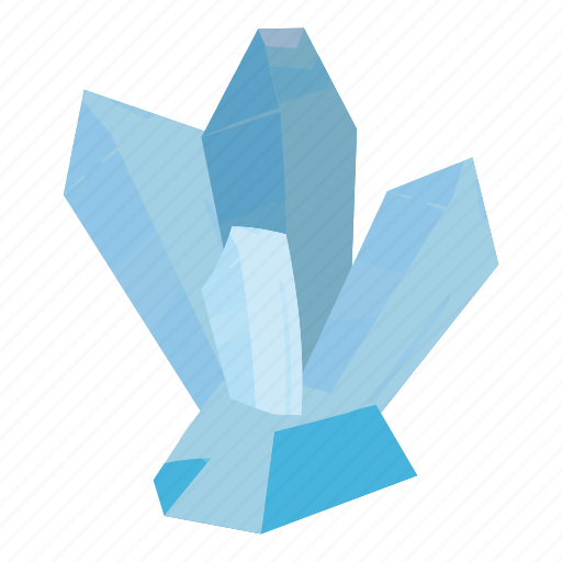 Cartoon, crystal, gem, geology, nature, rock, stone icon - Download on Iconfinder