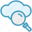 cloud, find, glass, magnifier, magnifying glass, search, zoom 