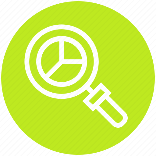 Find, glass, graph, magnifier, magnifying glass, search, zoom icon - Download on Iconfinder