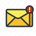 email, important, mail, newsletter, notification, spam, warning
