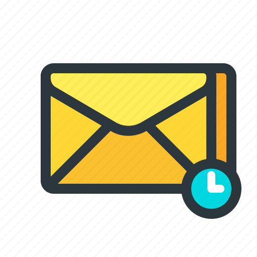 Email, mail, newsletter, pending, queued, scheduled, waiting icon - Download on Iconfinder
