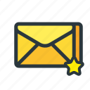 email, favorite, like, mail, newsletter, star, starred 