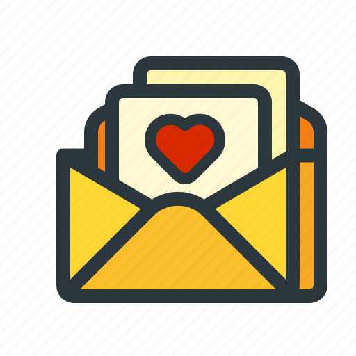 Card, favorite, greeting, heart, letter, love, mail icon - Download on Iconfinder