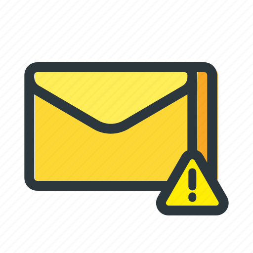 Dangerous, email, mail, malware, newsletter, suspicious, warning icon - Download on Iconfinder