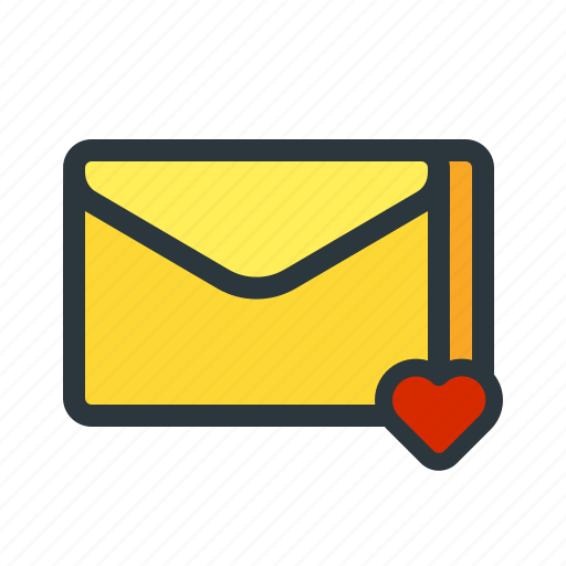 Email, favorite, heart, like, love, mail, newsletter icon - Download on Iconfinder