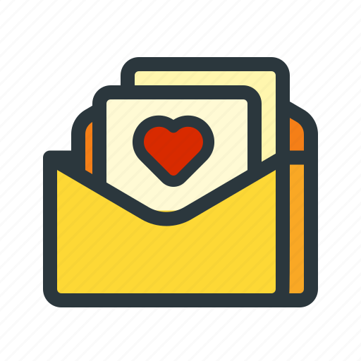 Card, favorite, greeting, heart, letter, love, mail icon - Download on Iconfinder