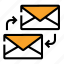 mail, envelope, contact, inbox, chat, message, post, communication, send 