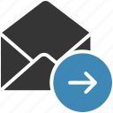 email, envelope, letter, mail, message icon, sent