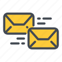 email, envelope, letter, mail, message, resend, send