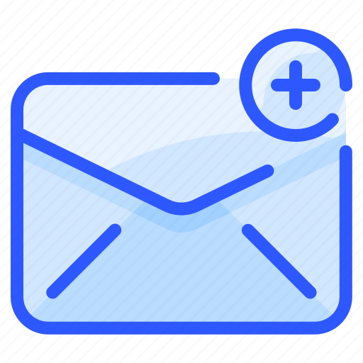 Add, envelope, letter, mail, message, plus icon - Download on Iconfinder