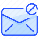block, envelope, letter, mail, message, spam