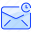 clock, envelope, leter, mail, message, schedule 