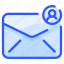 envelope, letter, mail, message, profile, user 