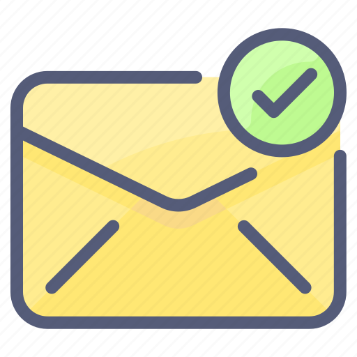 Checked, deone, envelope, letter, mail, message icon - Download on Iconfinder